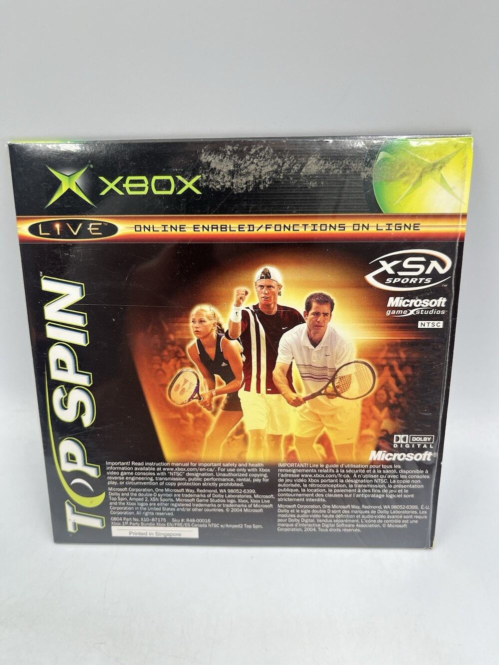 Top Spin & Amped 2 Xbox Live Demo Disc